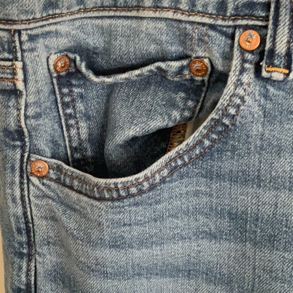 American Eagle Outfitters Blue Straight Jeans Medium Wash - Picture 8 of 12